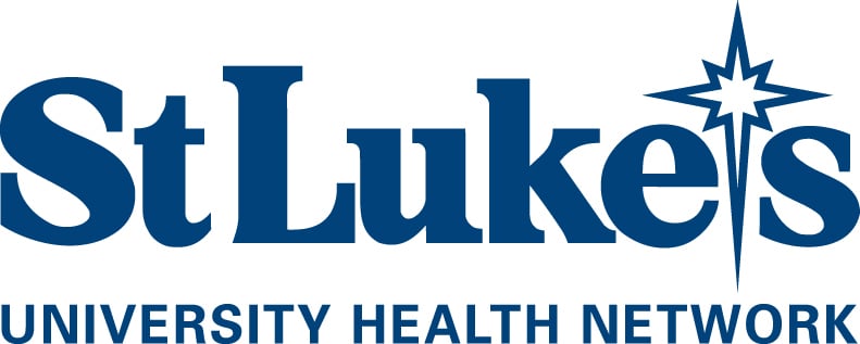 The words St Luke's University Health Network.
