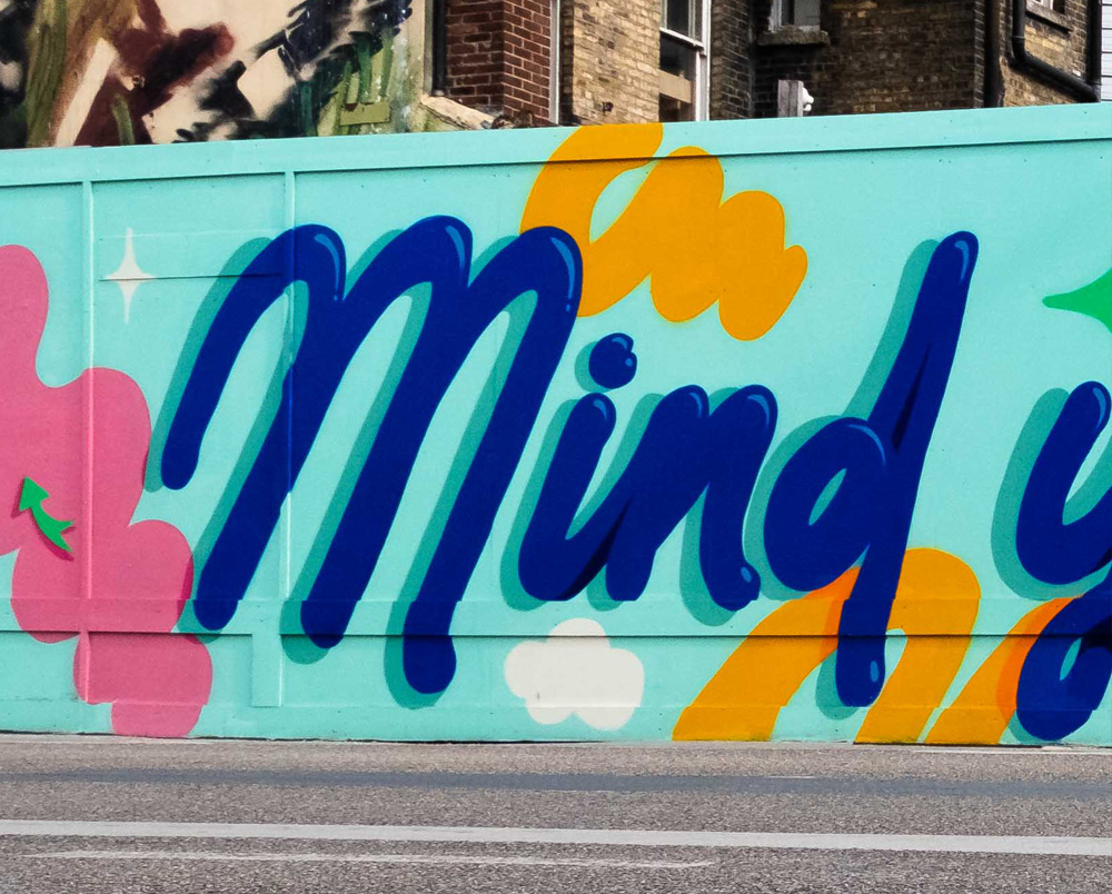 Mental Health Street Art by Holly Pereira - Mind